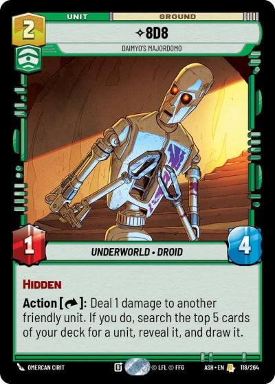 8D8 - Daimyo's Majordomo 118/264 Ashes of the Empire Star Wars card