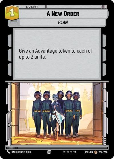 A New Order 264/264 Ashes of the Empire Star Wars card