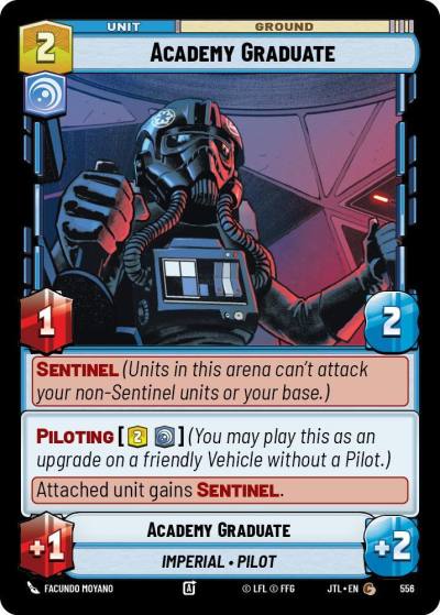 Academy Graduate (Foil) 556 Jump to Lightspeed Star Wars card