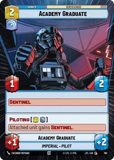 Academy Graduate (Hyperspace Foil) 792 Jump to Lightspeed Star Wars card