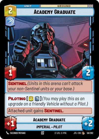 Academy Graduate 058/262 Jump to Lightspeed Star Wars card