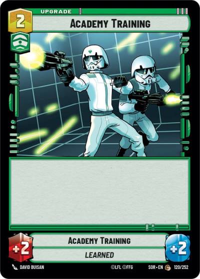 Academy Training 120/252 Spark of Rebellion Star Wars card