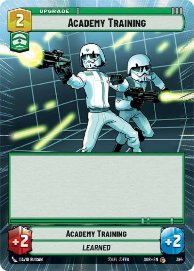Academy Training (Hyperspace) 384 Spark of Rebellion Star Wars card