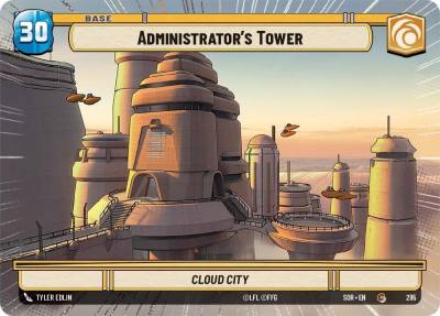 Administrator's Tower // Experience (Hyperspace) 295 // T03 Spark of Rebellion Star Wars card
