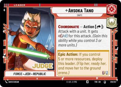 Ahsoka Tano - Snips 011/257 Judge Promos Star Wars card