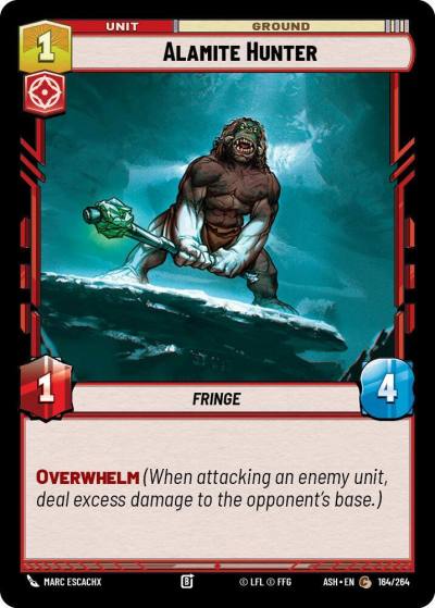 Alamite Hunter 164/264 Ashes of the Empire Star Wars card