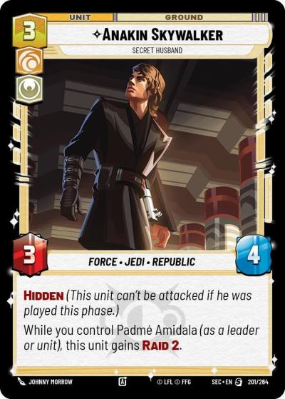 Anakin Skywalker - Secret Husband 201/264 Secrets of Power Star Wars card
