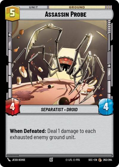Assassin Probe 263/264 Secrets of Power Star Wars card