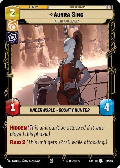 Aurra Sing - Patient and Deadly 179/264 Legends of the Force Star Wars card