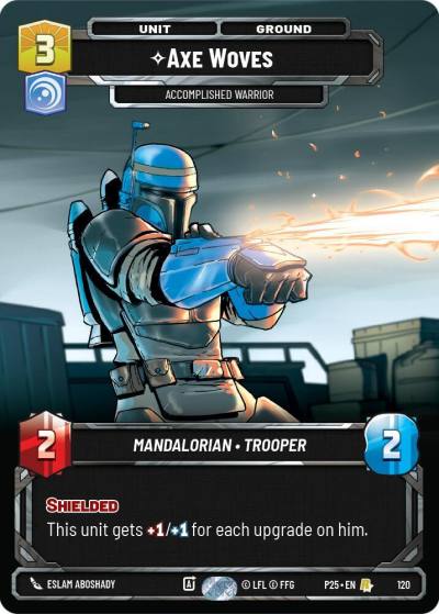 Axe Woves - Accomplished Warrior 120 Sector and Regional Promos: Season 1 Star Wars card