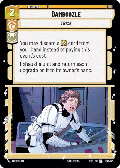 Bamboozle 199/252 Spark of Rebellion Star Wars card