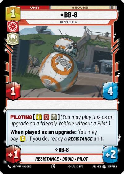 BB-8 - Happy Beeps 145/262 Jump to Lightspeed Star Wars card