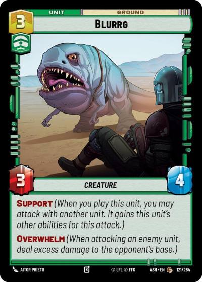 Blurrg 121/264 Ashes of the Empire Star Wars card