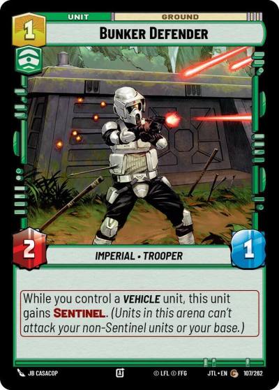 Bunker Defender 107/262 Jump to Lightspeed Star Wars card