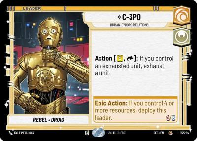 C-3PO - Human-Cyborg Relations 15/264 Secrets of Power Star Wars card