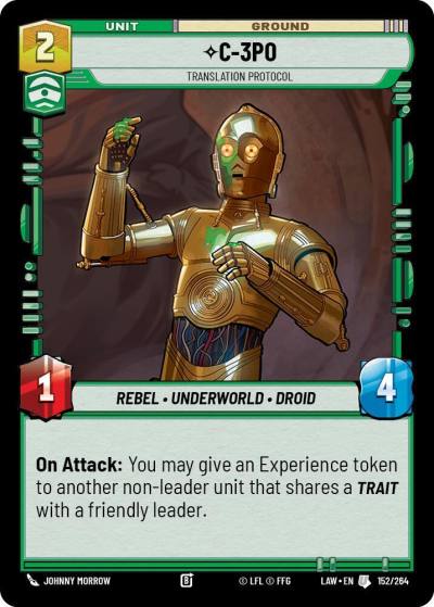 C-3PO - Translation Protocol 152/264 A Lawless Time Star Wars card