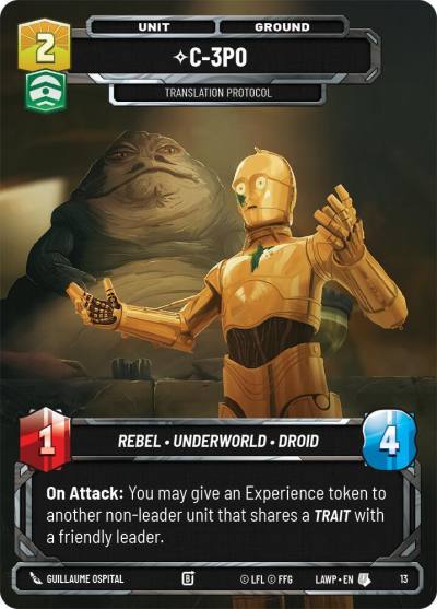 C-3PO - Translation Protocol 13 A Lawless Time: Weekly Play Promos Star Wars card