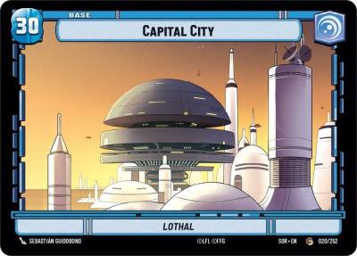 Capital City 020/252 Spark of Rebellion Star Wars card