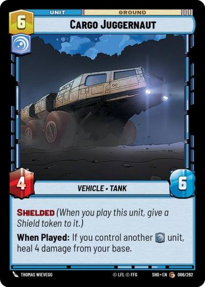 Cargo Juggernaut 066/262 Shadows of the Galaxy Star Wars card