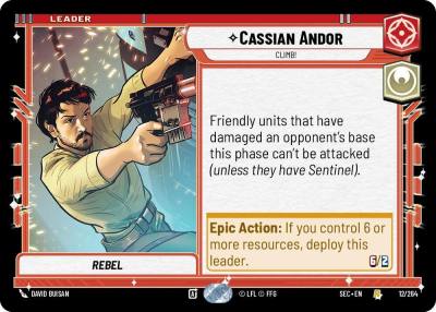 Cassian Andor - Climb! 12/264 Secrets of Power Star Wars card