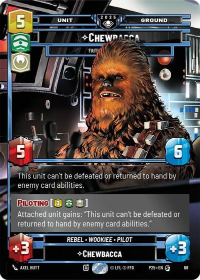 Chewbacca - Faithful First Mate 68 Organized Play Promos Star Wars card