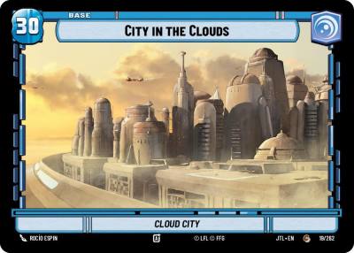 City in the Clouds // Shield 019/262 // T04/T04 Jump to Lightspeed Star Wars card