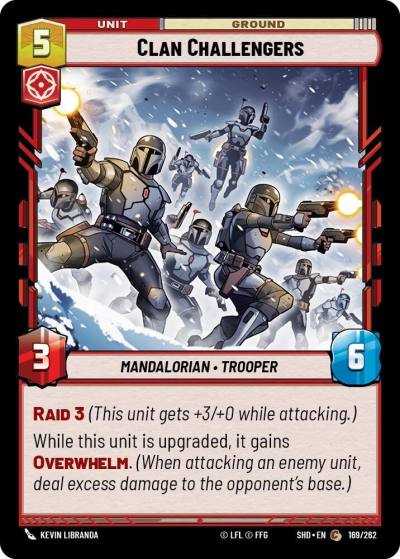 Clan Challengers 169/262 Shadows of the Galaxy Star Wars card
