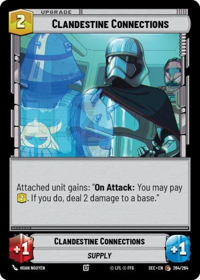 Clandestine Connections 264/264 Secrets of Power Star Wars card
