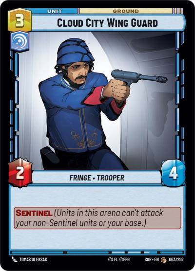 Cloud City Wing Guard 063/252 Spark of Rebellion Star Wars card