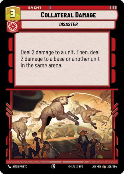 Collateral Damage 208/264 A Lawless Time Star Wars card