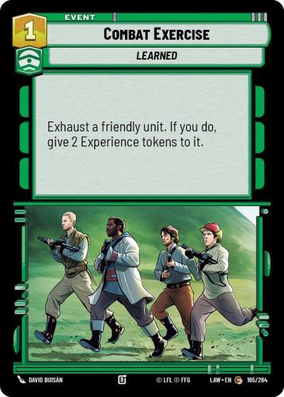 Combat Exercise 165/264 A Lawless Time Star Wars card