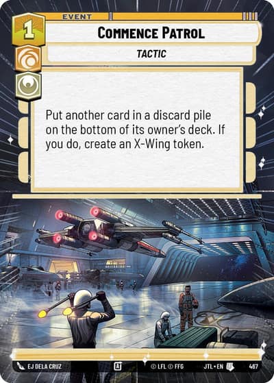 Commence Patrol (Hyperspace) 467 Jump to Lightspeed Star Wars card
