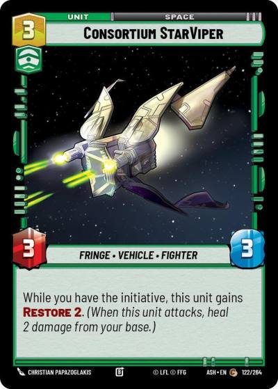 Consortium StarViper 122/264 Ashes of the Empire Star Wars card