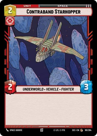 Contraband Starhopper 161/264 Secrets of Power Star Wars card