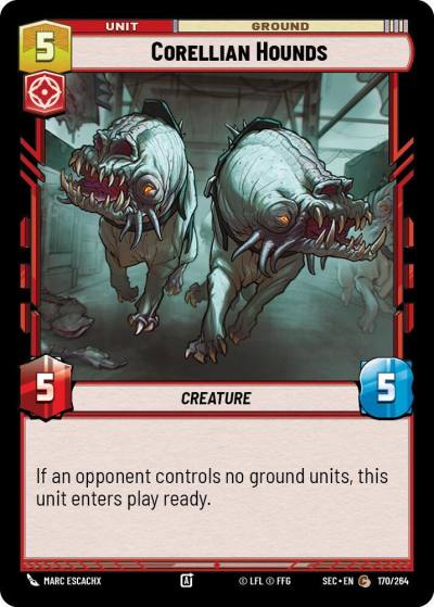 Corellian Hounds 170/264 Secrets of Power Star Wars card