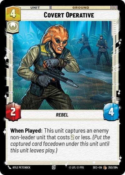Covert Operative 253/264 Secrets of Power Star Wars card