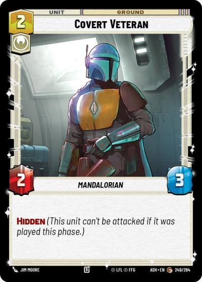 Covert Veteran 249/264 Ashes of the Empire Star Wars card