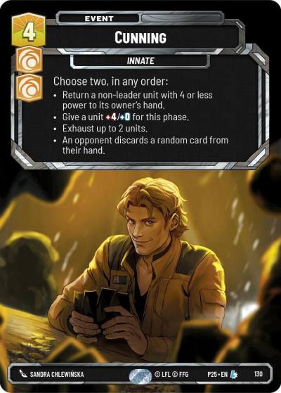 Cunning 130 Sector and Regional Promos: Season 1 Star Wars card