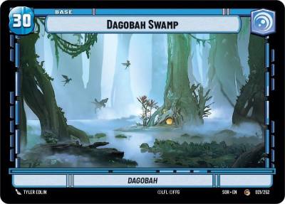Dagobah Swamp 021/252 Spark of Rebellion Star Wars card