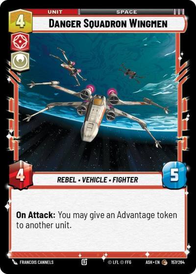 Danger Squadron Wingmen 157/264 Ashes of the Empire Star Wars card