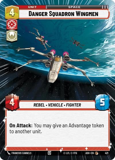 Danger Squadron Wingmen (Hyperspace) 421 Ashes of the Empire Star Wars card