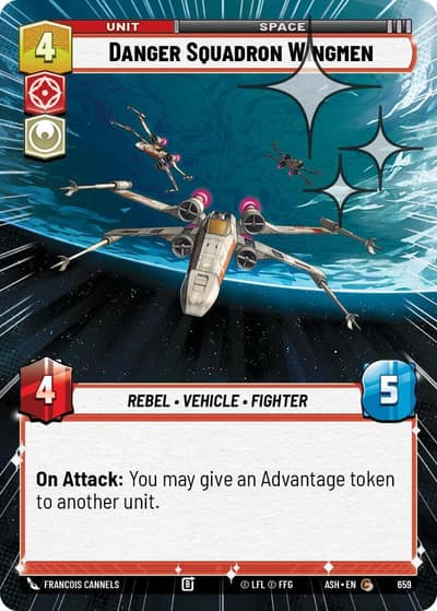 Danger Squadron Wingmen (Hyperspace Foil) 659 Ashes of the Empire Star Wars card