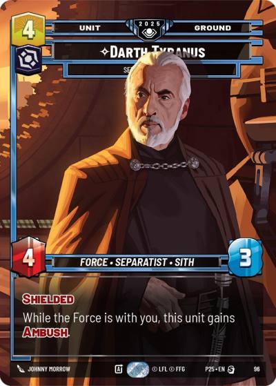 Darth Tyranus - Servant of Sidious 96 Organized Play Promos Star Wars card