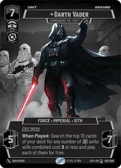 Darth Vader - Commanding the First Legion 002/006 2024 Convention Exclusive Star Wars card