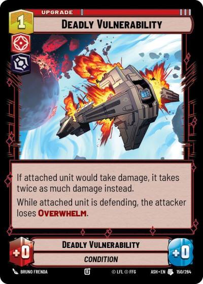 Deadly Vulnerability 150/264 Ashes of the Empire Star Wars card