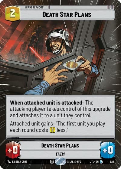 Death Star Plans (Hyperspace) 522 Jump to Lightspeed Star Wars card