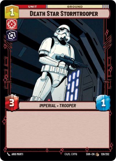 Death Star Stormtrooper 128/252 Spark of Rebellion Star Wars card