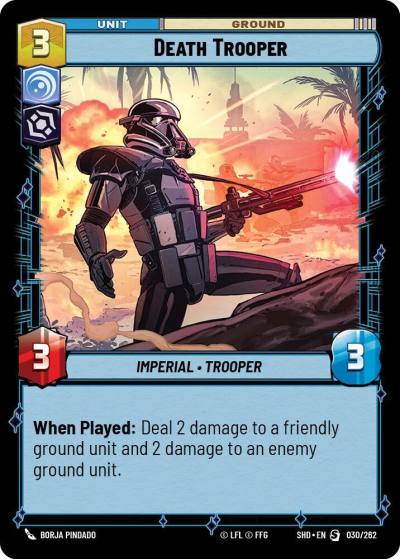 Death Trooper 030/262 Shadows of the Galaxy Star Wars card