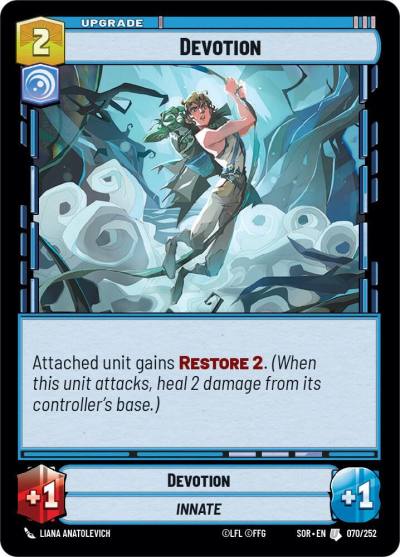 Devotion 070/252 Spark of Rebellion Star Wars card