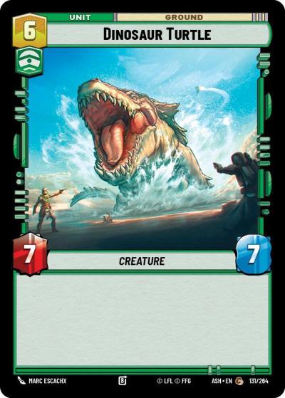 Dinosaur Turtle 131/264 Ashes of the Empire Star Wars card